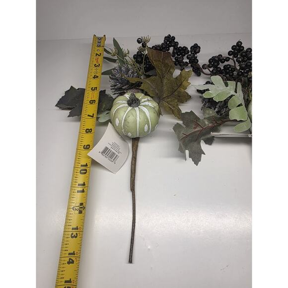 Pumpkin Pinecone Berry Bush Table Decor Thanksgiving Artificial Harvest Fall - Picture 6 of 7